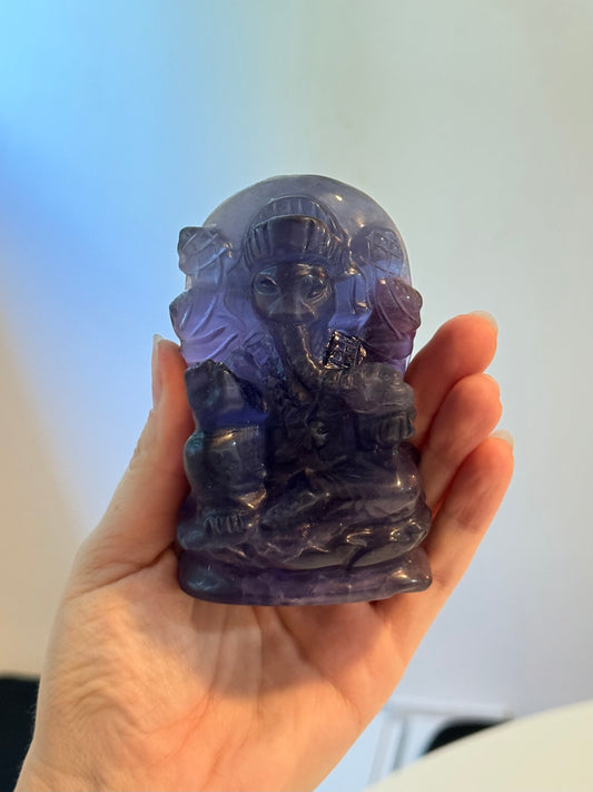 Fluorite Ganesha