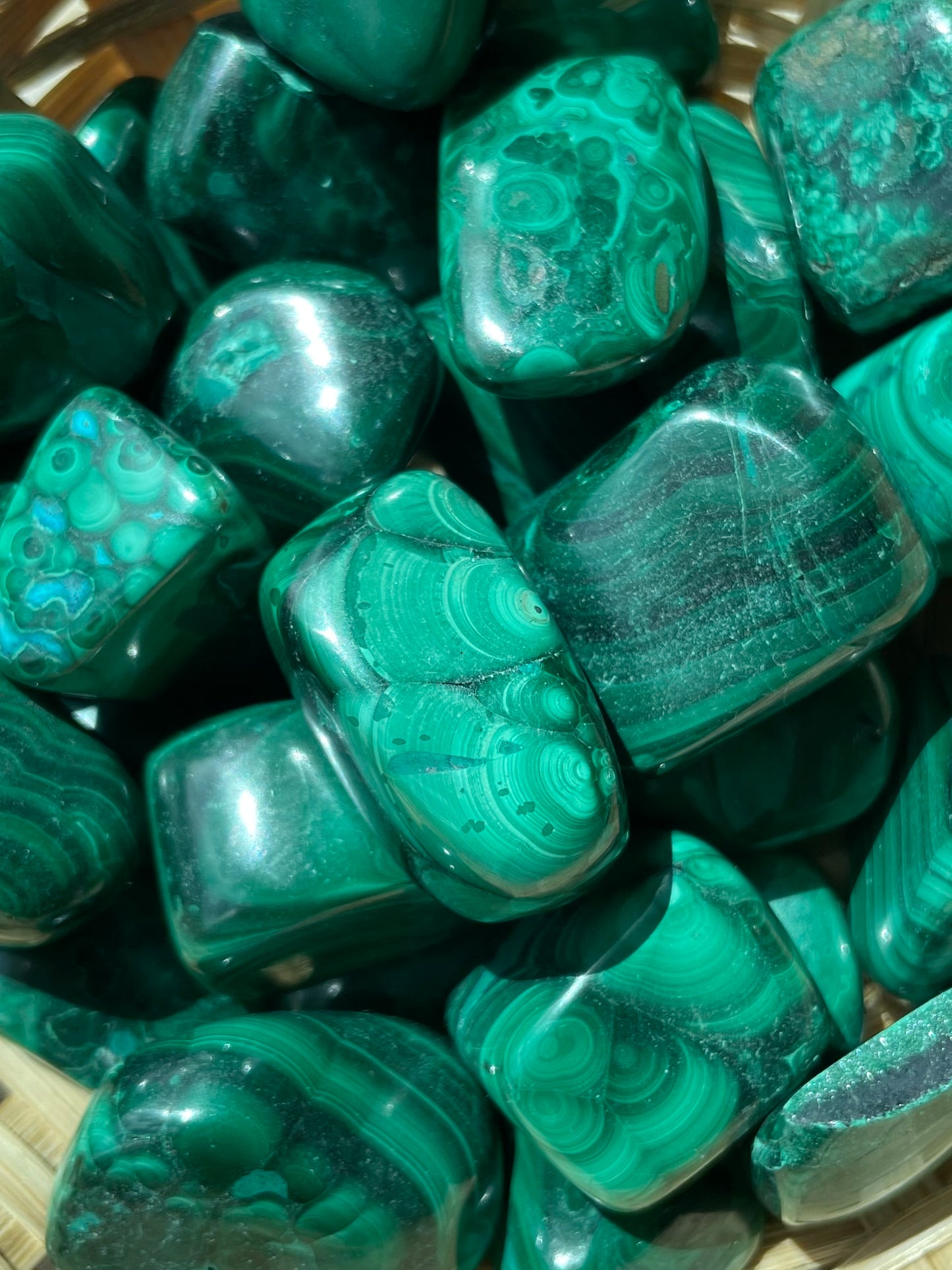 Malachite Tumble Stone