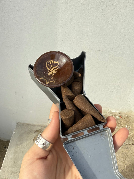 Musk Essence Cone ( Egyptian Incense ) Can last up to 45 Minutes