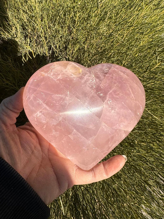 Rose Quartz Heart