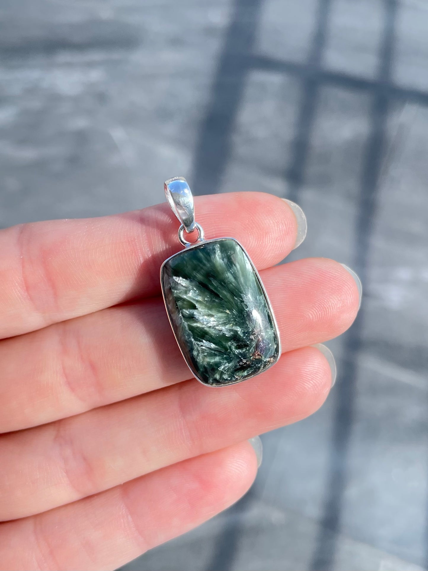 Seraphinite Pendant