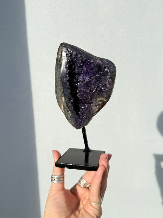 Amethyst On Stand ( Uruguayan )