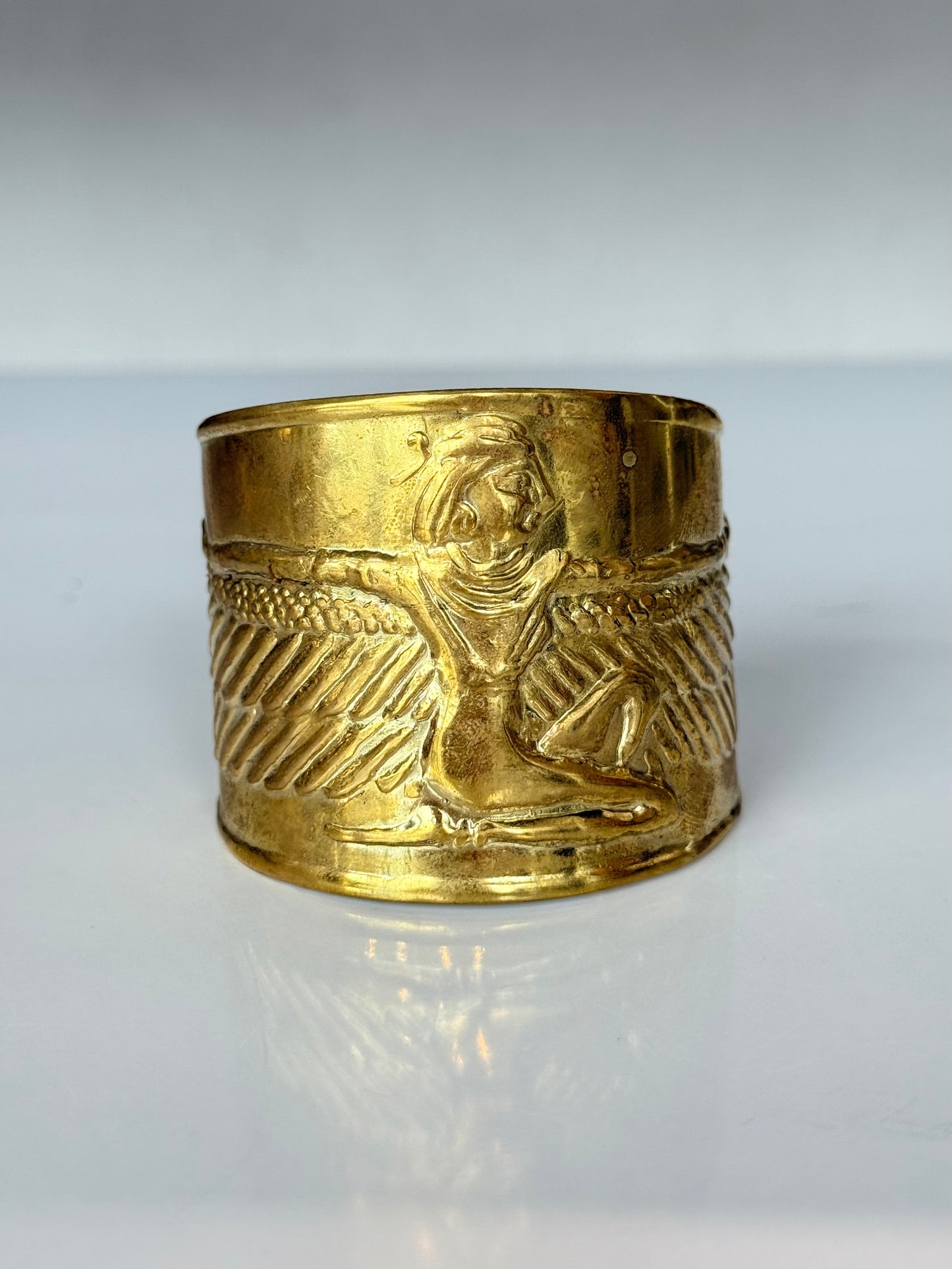Egyptian Scarab Cuff Bracelet