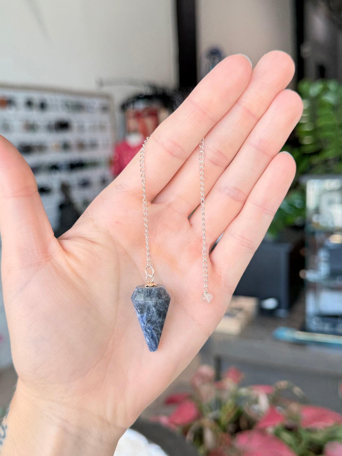 Sodalite Pendulum | Pendulo Sodalite