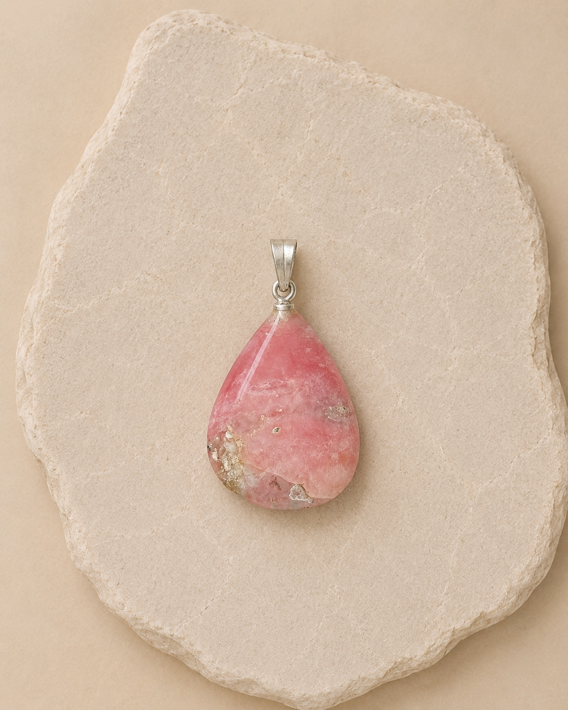 Pink Opal Pendant / Pendant de Ópalo Rosado