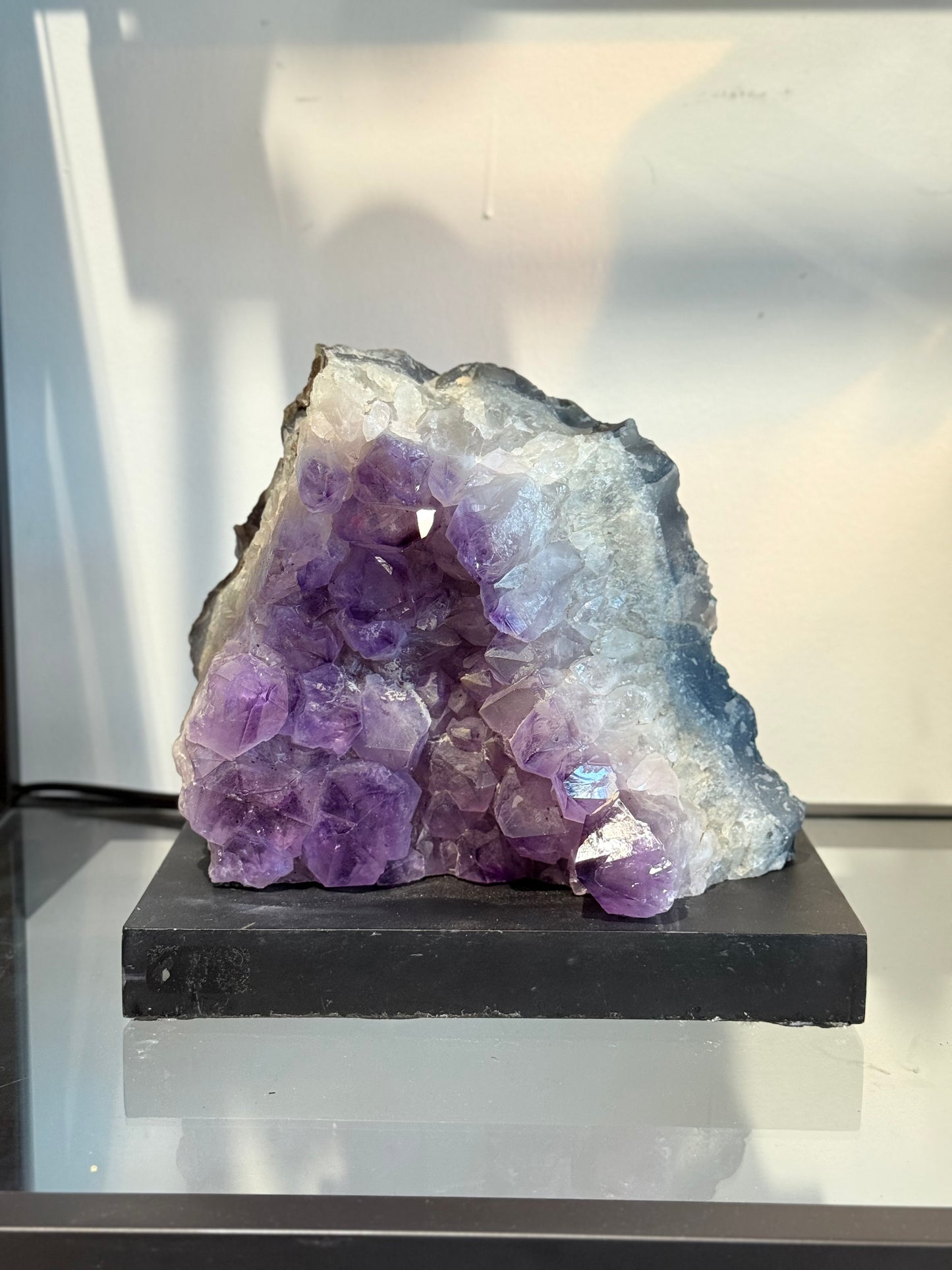 Amethyst Cluster Lamp — Calm, Clarity & Elevated Spaces