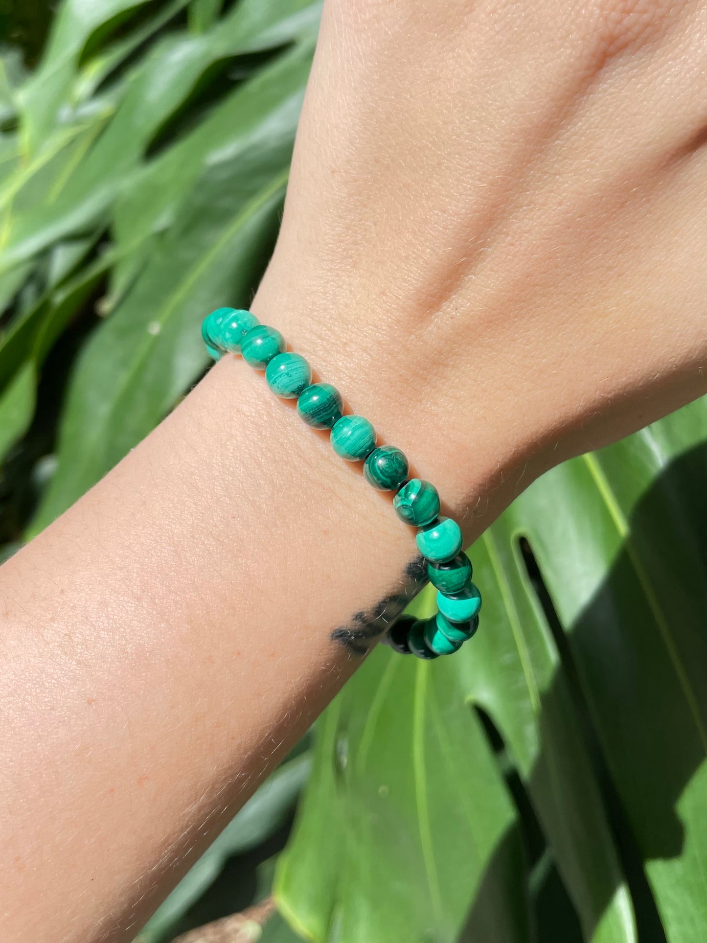 Malachite 7.5mm Bracelet