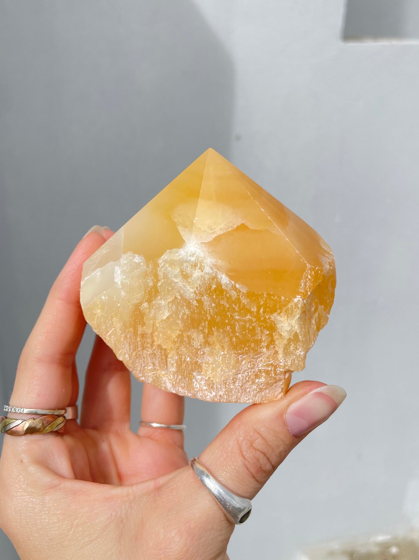 Yellow Calcite Point