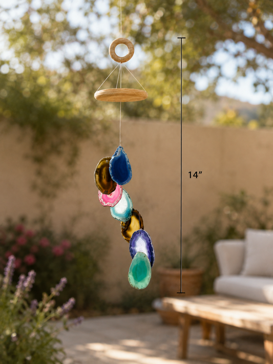 Agate Wind Chime / Campana de Viento de Ágata