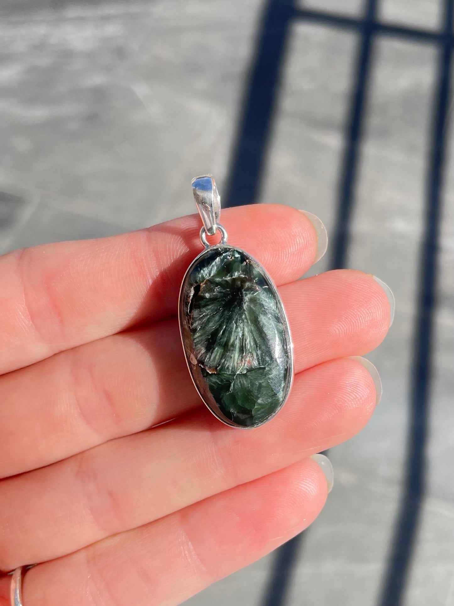 Seraphinite Pendant