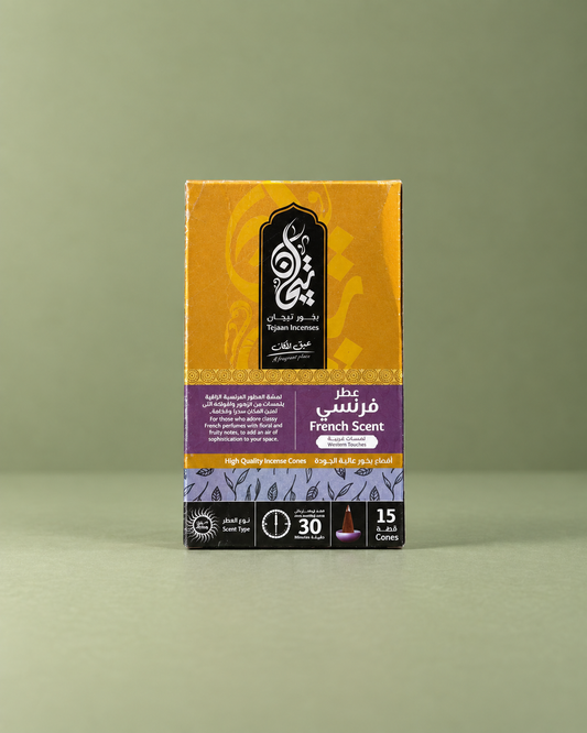 Tejaan French Scent Incense Cones / Conos de Incienso Tejaan French Scent ( 30Min )