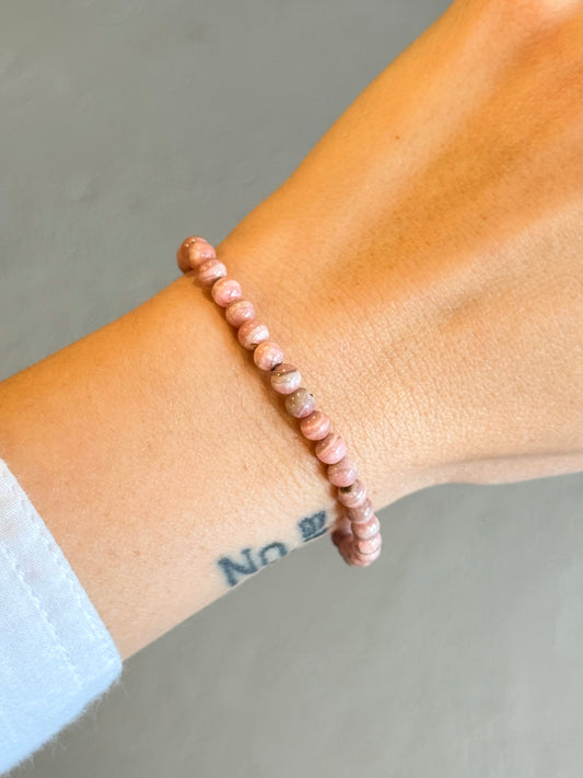 Rhodochrosite Bracelet 4.5mm