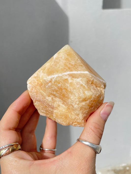 Yellow Calcite Point