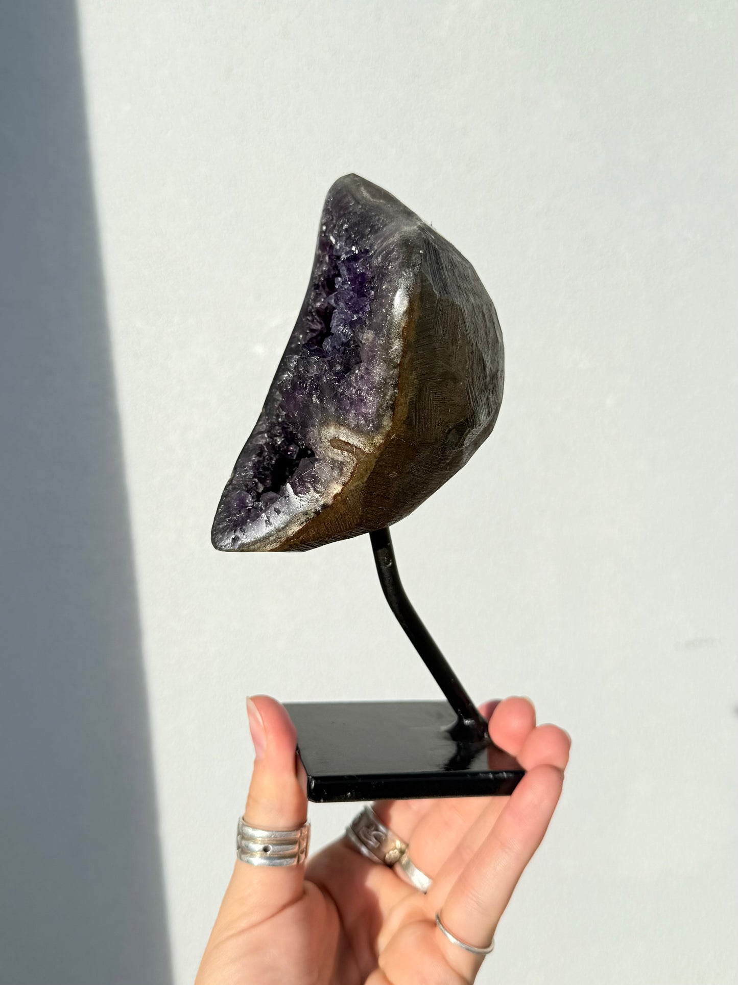 Amethyst On Stand ( Uruguayan )