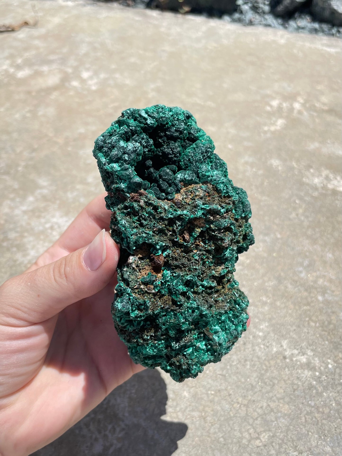 Raw Malachite