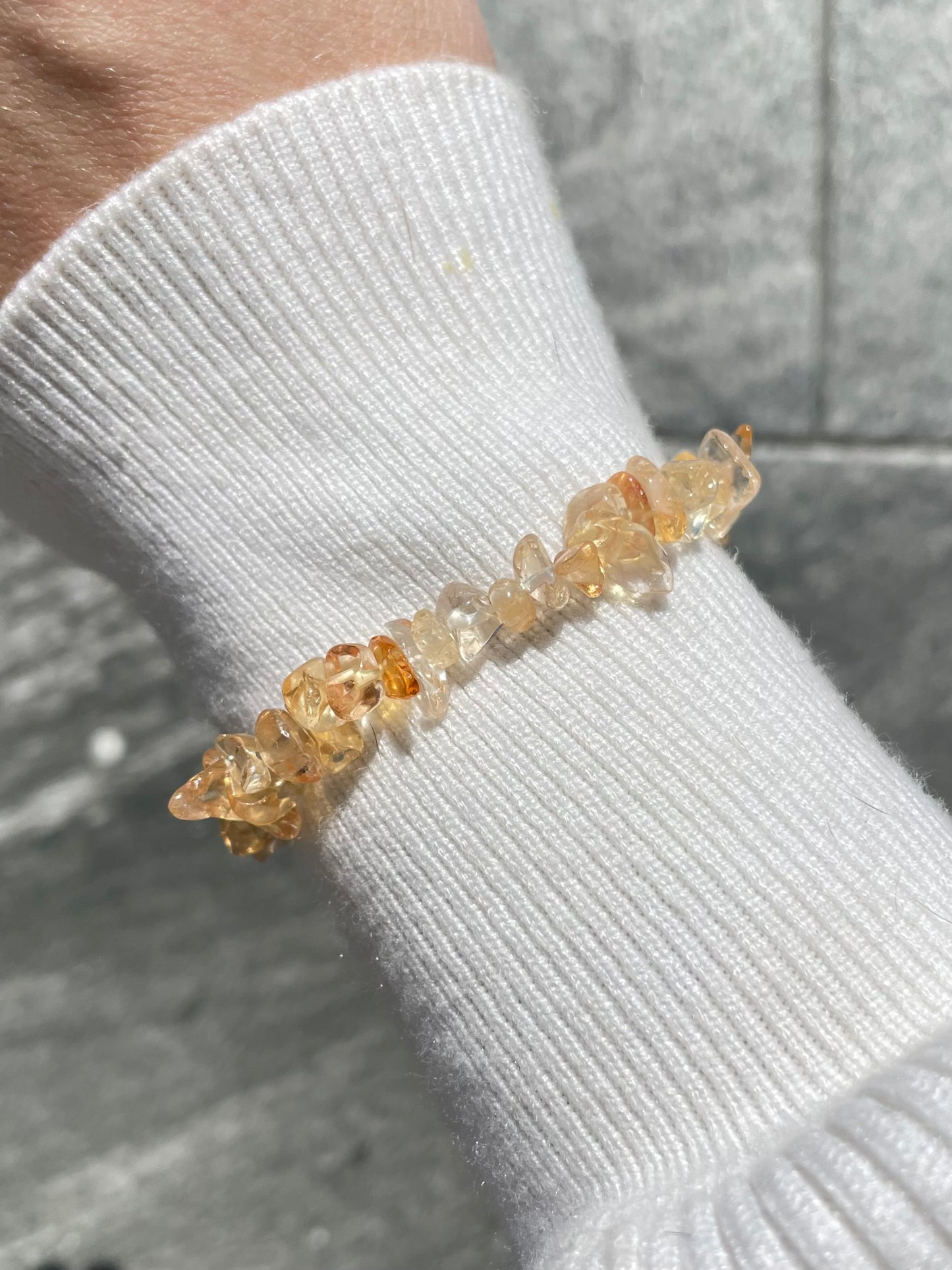 Citrine Chip Bracelet