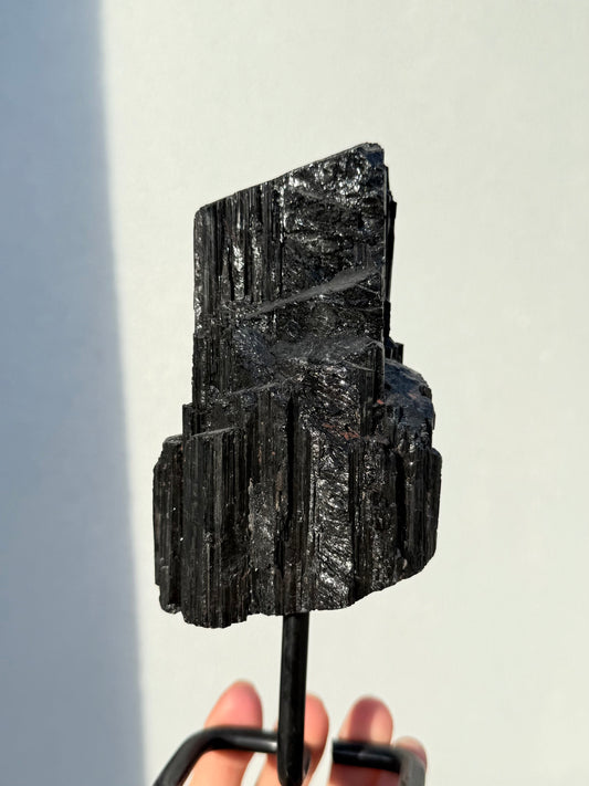 LBlack Tourmaline On Stand ( Brazil )