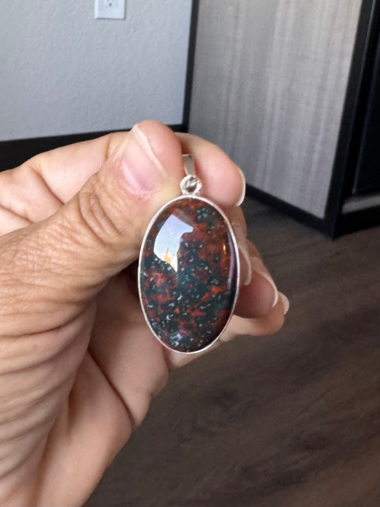 Bloodstone Pendant