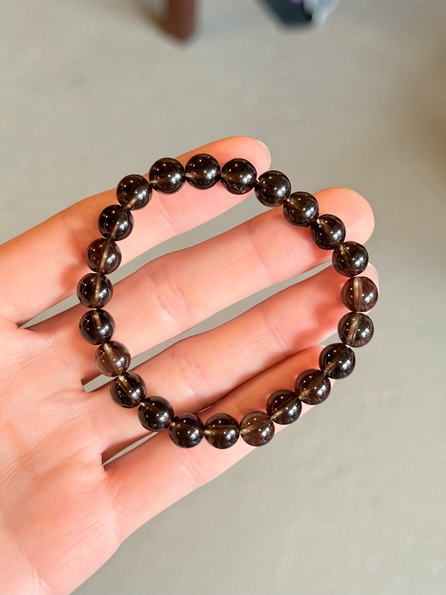 Smoky Quartz Bracelet 8mm