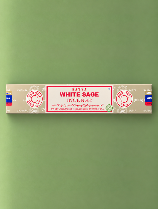 Satya White Sage Incense / Incienso Satya White Sage