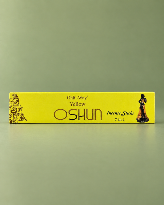 Ohli-Way Oshun Yellow 7-in-1 Incense / Incienso Ohli-Way Oshún Amarillo 7-en-1