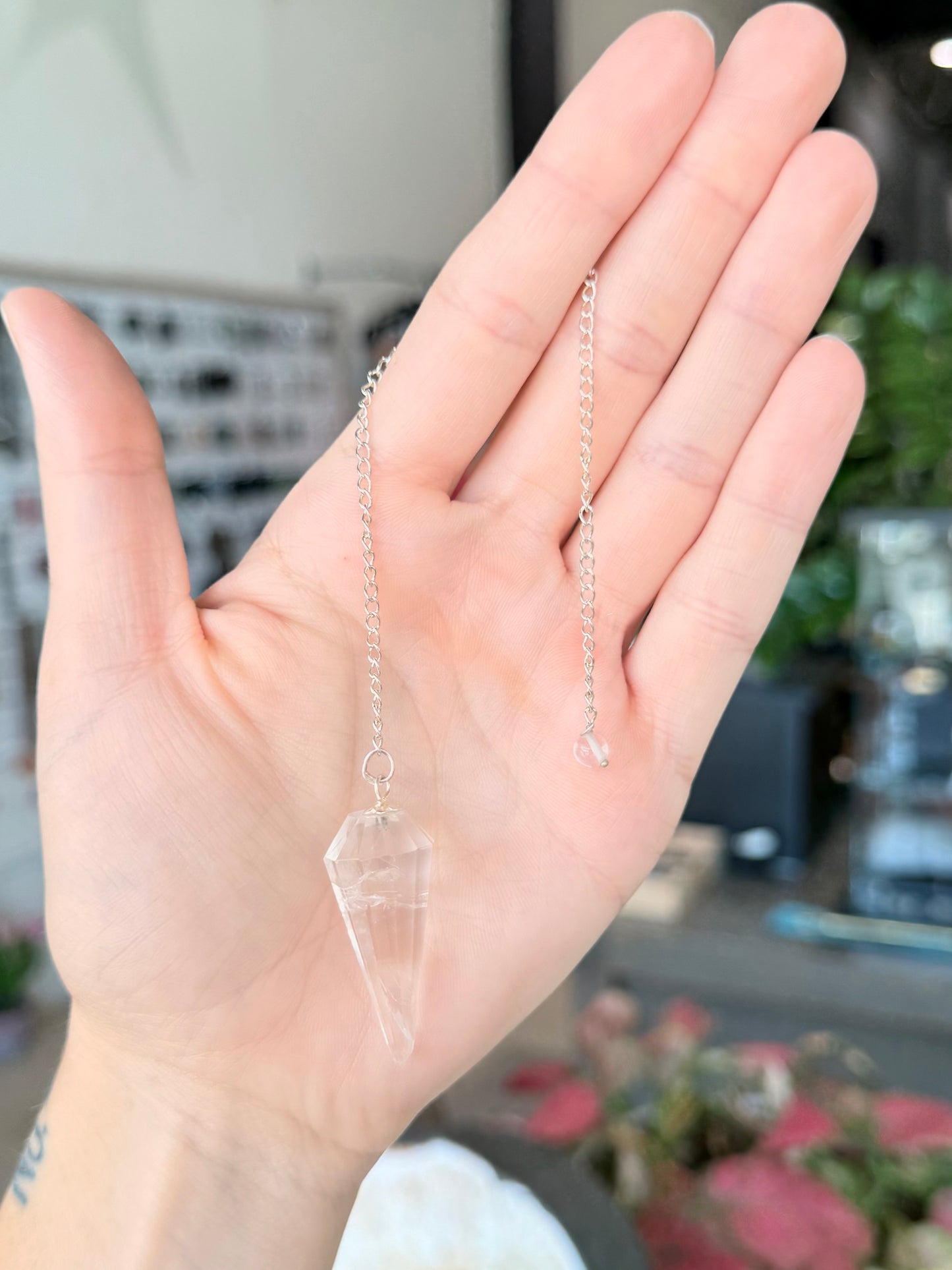 Clear Quartz Pendulum | Pendulo Cuarzo Cristal