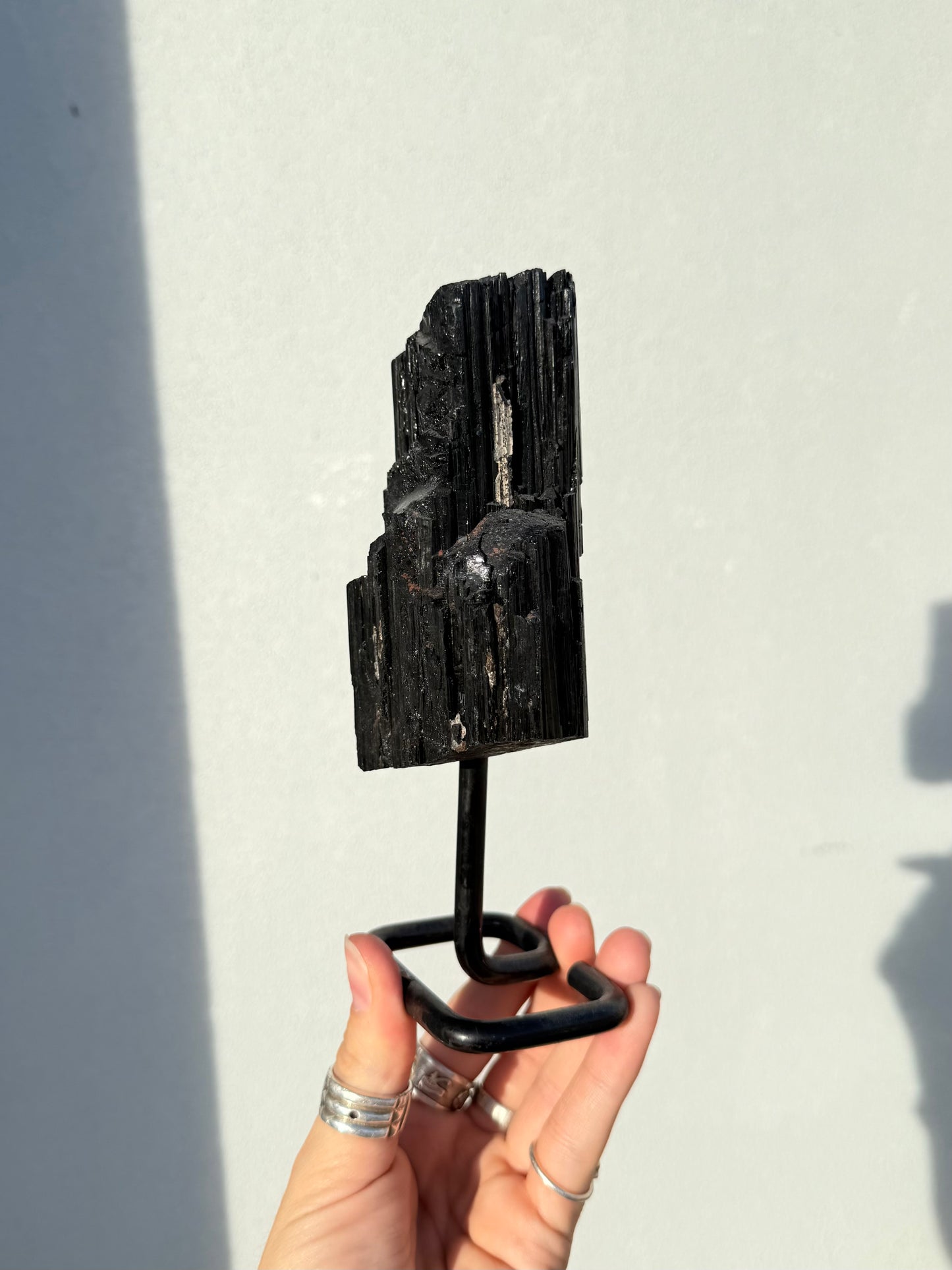 LBlack Tourmaline On Stand ( Brazil )
