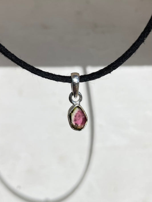 Watermelon Tourmaline Pendant