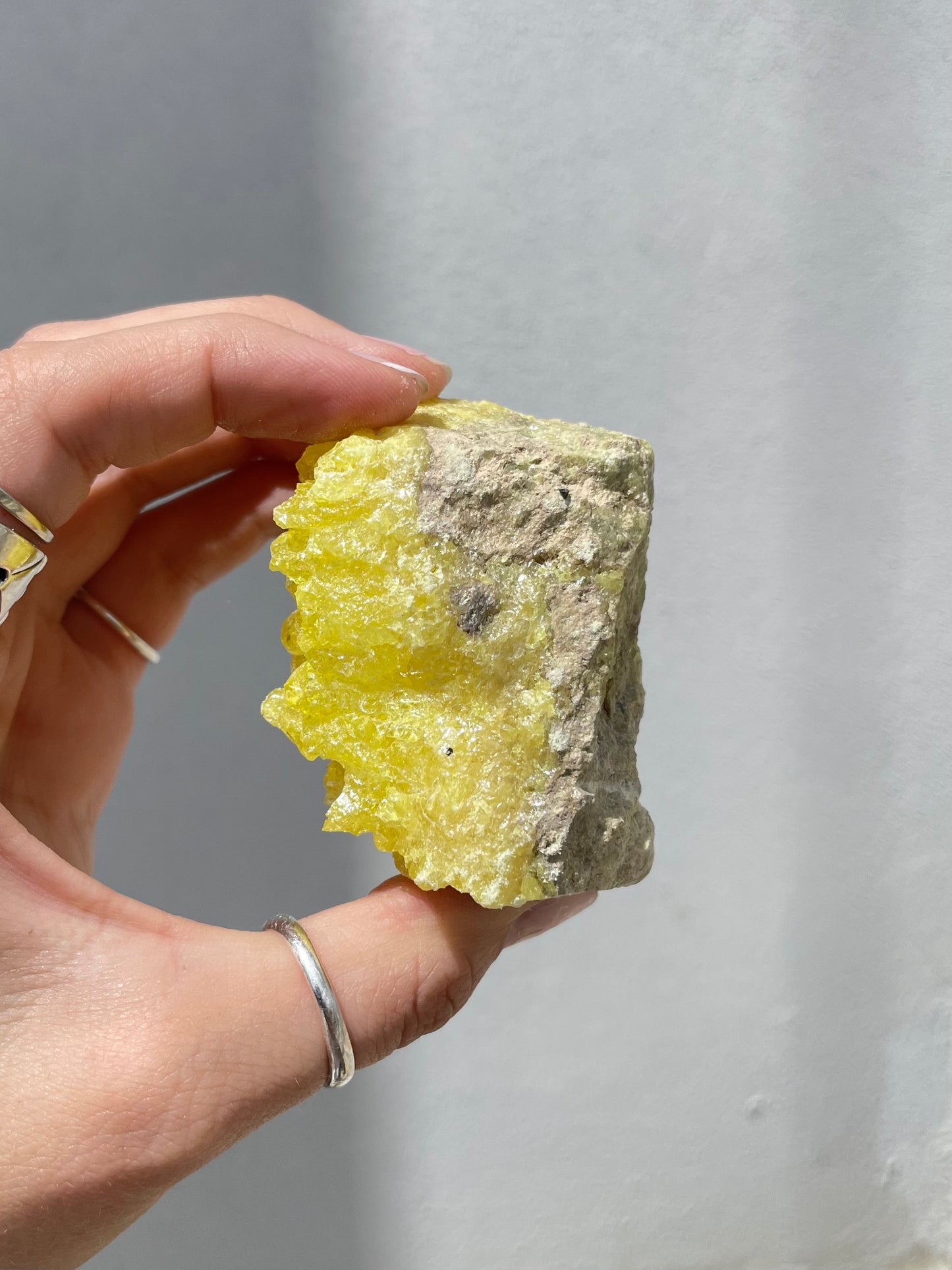 Azufre ( Sulfur ) Crystalized Cluster