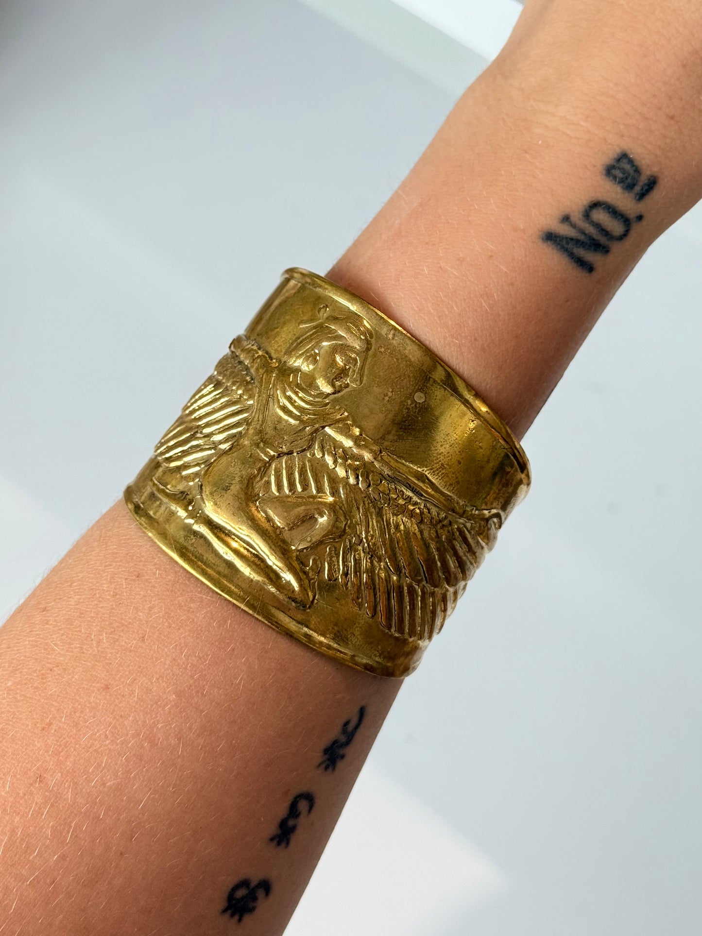 Egyptian Scarab Cuff Bracelet