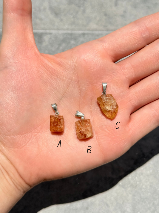 Imperial Topaz Pendant  ( Brazil )