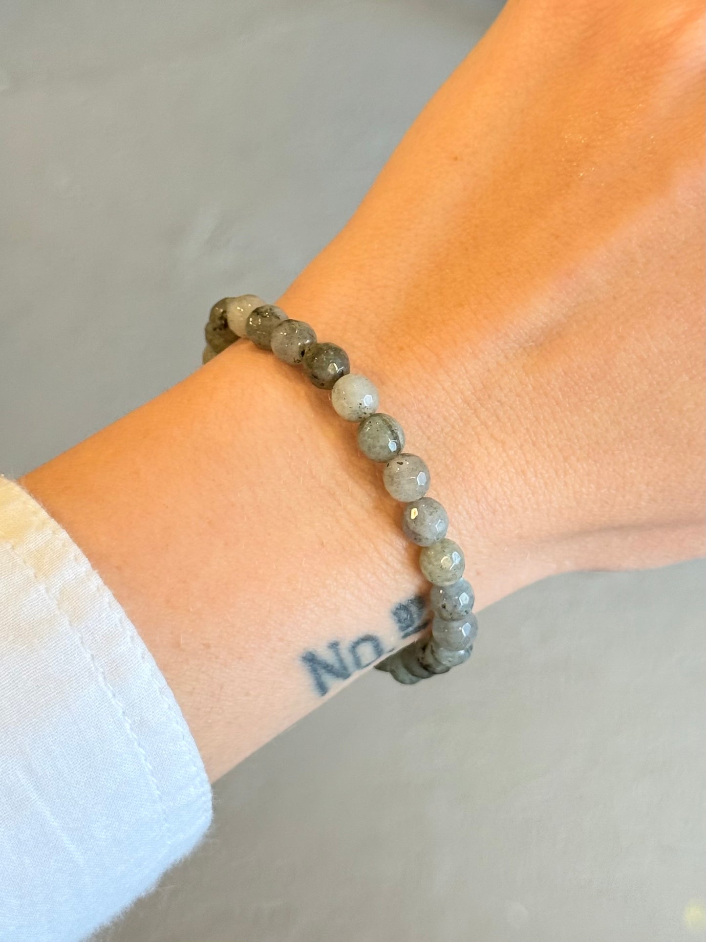 Labradorite Bracelet 6mm Faceted