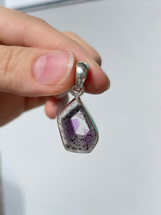 Trapiche Amethyst Pendant ( Silver 925 )