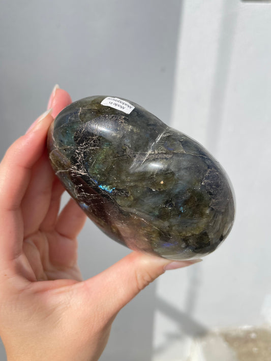 Labradorite Heart