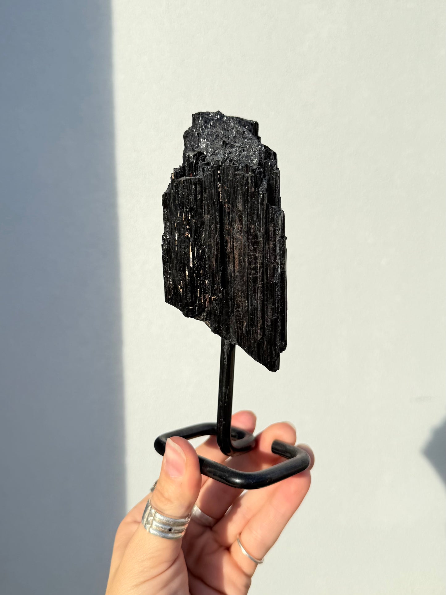 Black Tourmaline On Stand ( Brazil )
