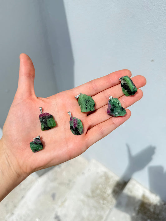 Ruby In Zoisite Pendant ( Africa )