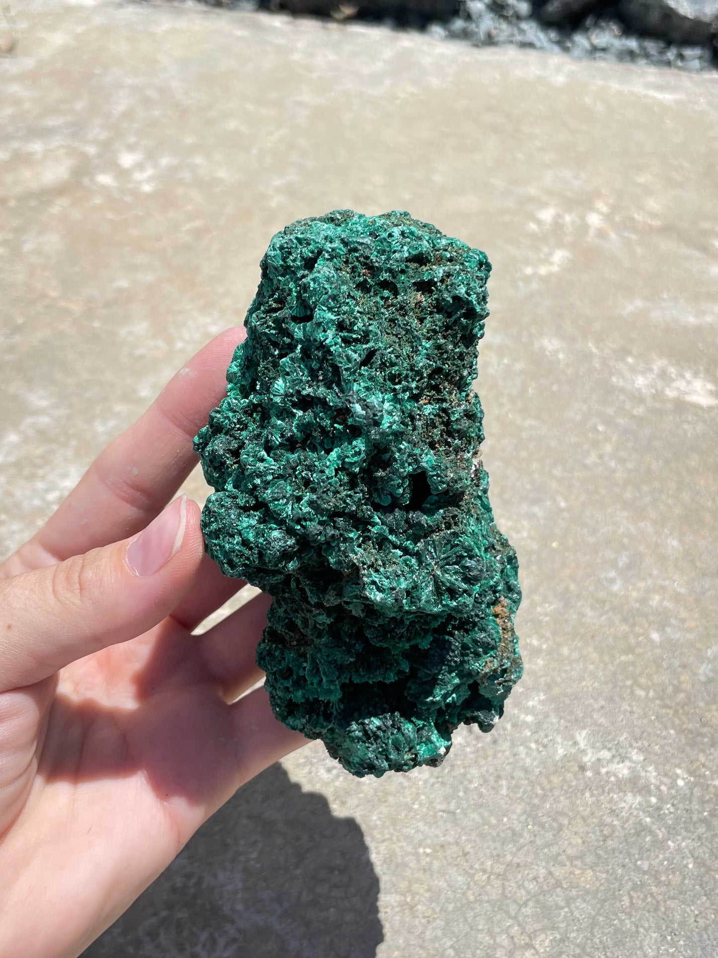 Raw Malachite