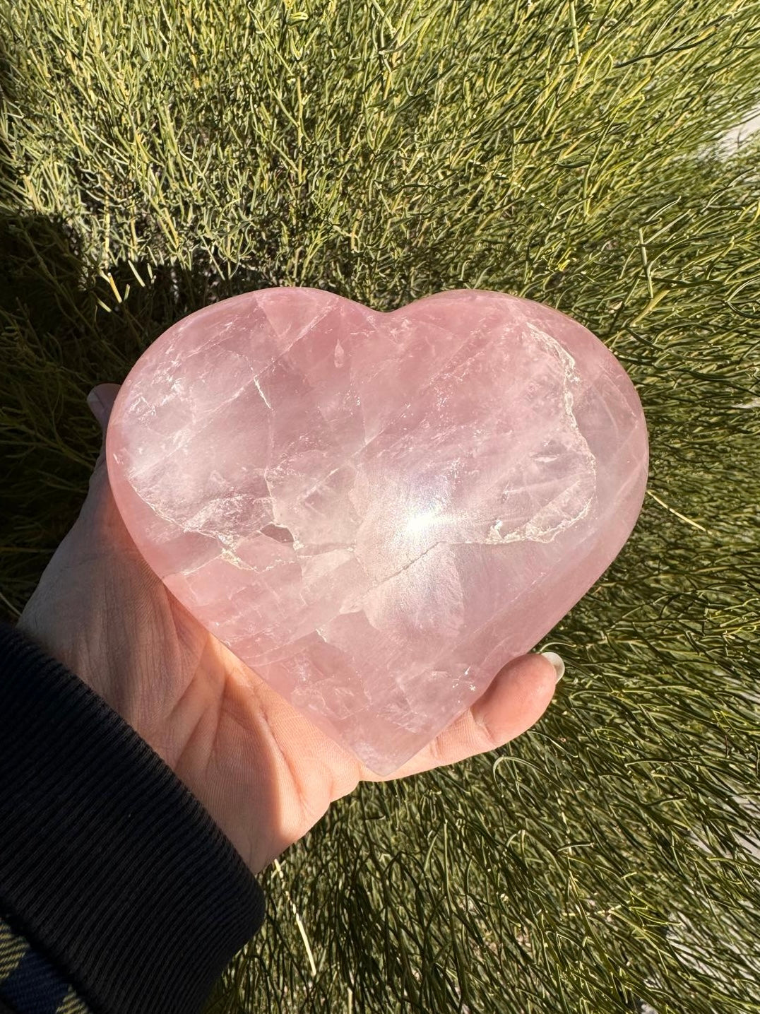 Rose Quartz Heart