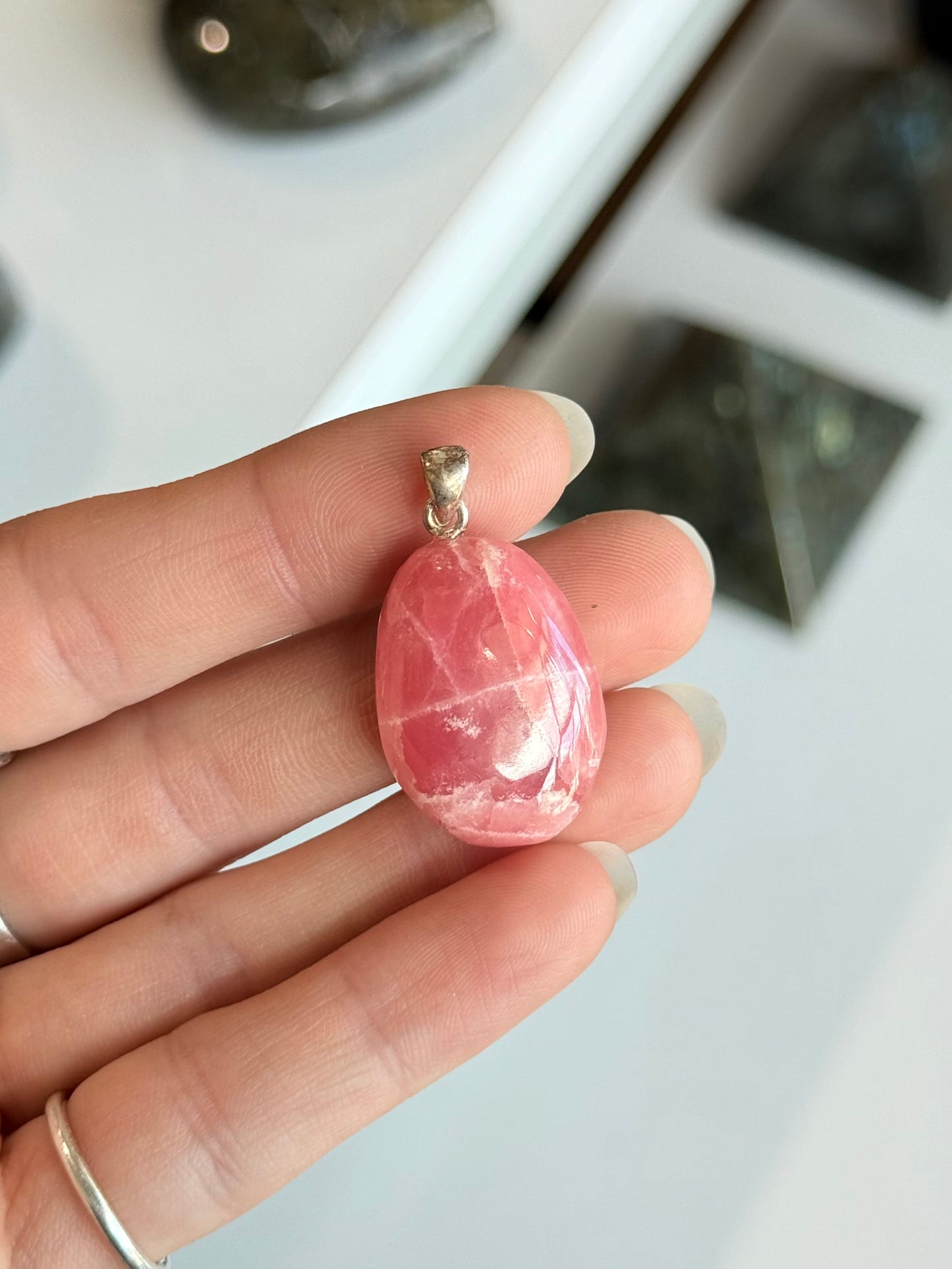 Rhodochrosite Pendant