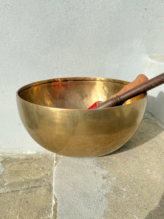 7 Metal Singing Bowl ( Note F Root Chakra ) 11”