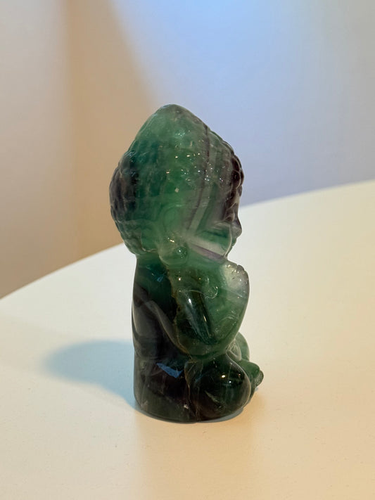 Fluorite Buddha
