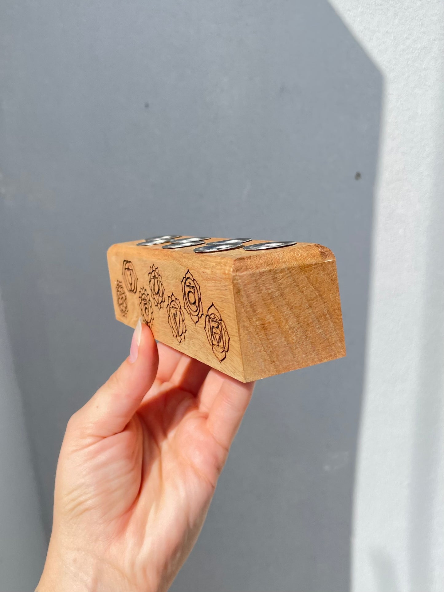Seven Chakra Candle Holder