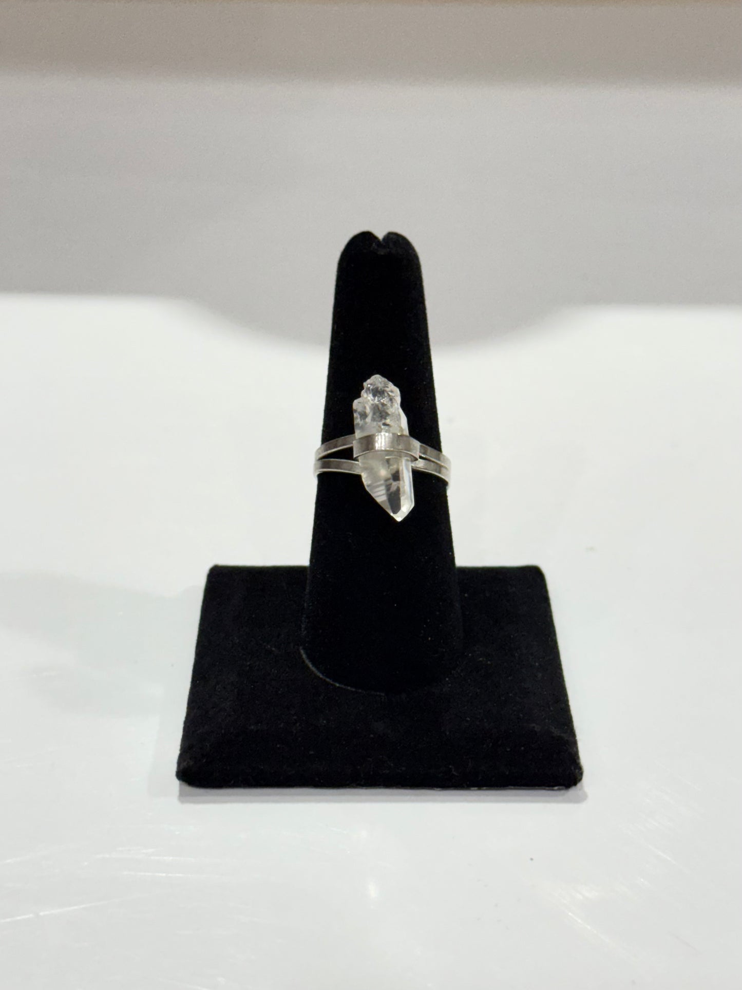 Lemurian Quartz  ( Adjustable Ring )