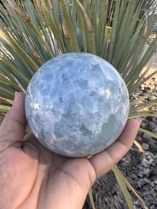 Esfera Calcita Azul
