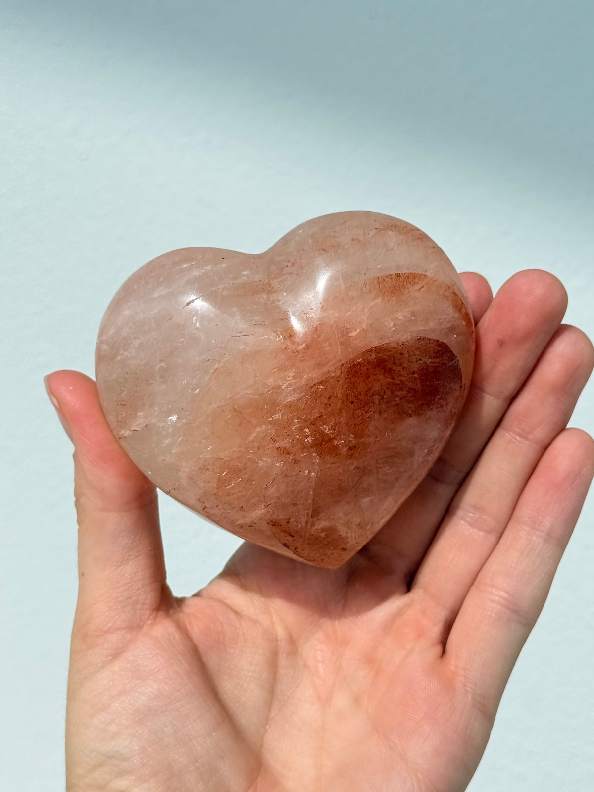 Corazón de Cuarzo Hematoide | Hematoid Quartz Heart