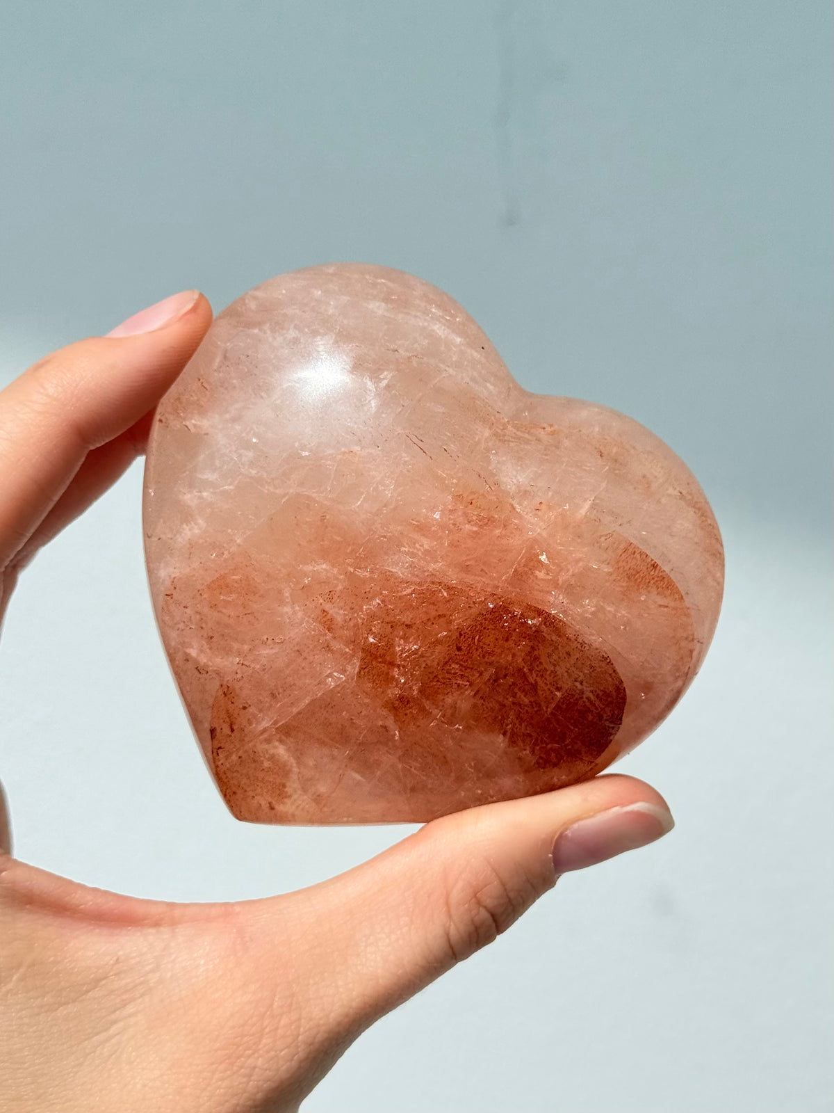Corazón de Cuarzo Hematoide | Hematoid Quartz Heart