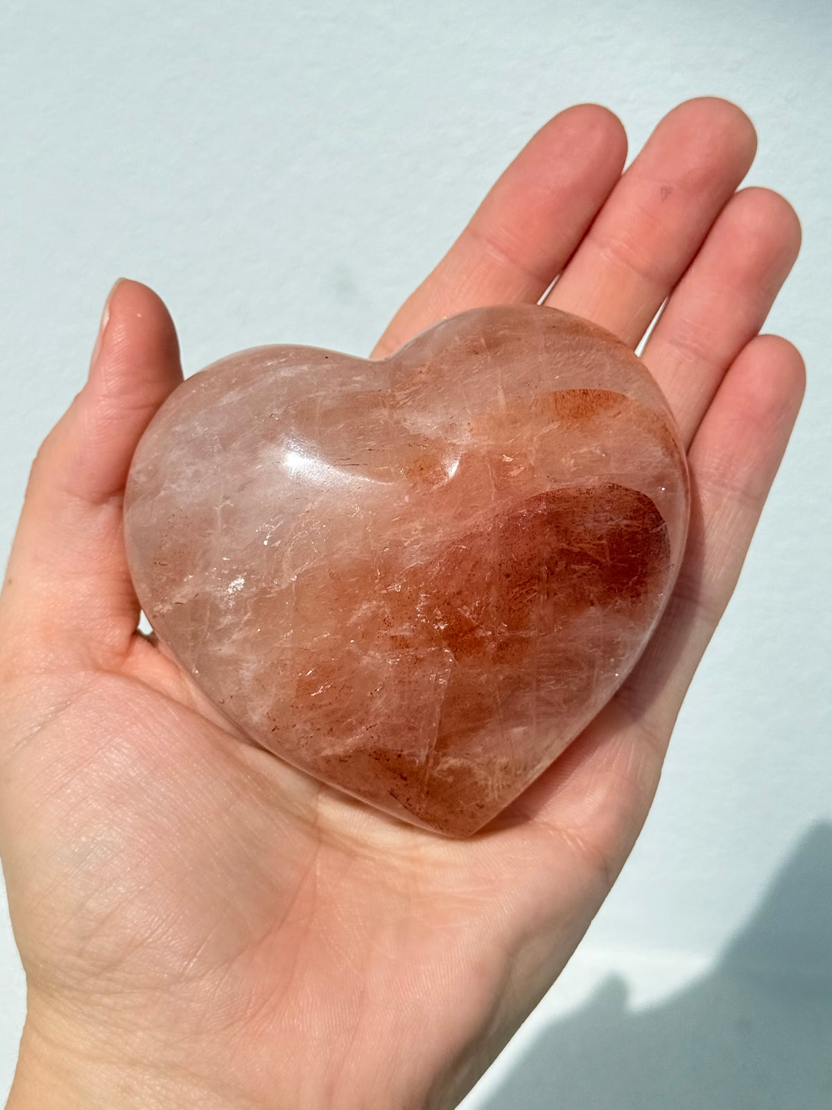 Corazón de Cuarzo Hematoide | Hematoid Quartz Heart