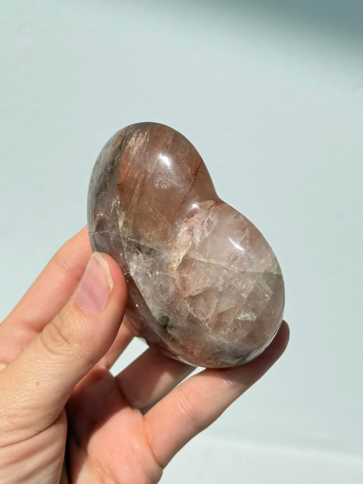 Corazón de Cuarzo Hematoide | Hematoid Quartz Heart