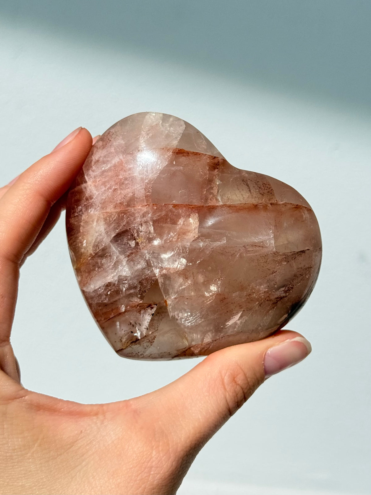 Corazón de Cuarzo Hematoide | Hematoid Quartz Heart