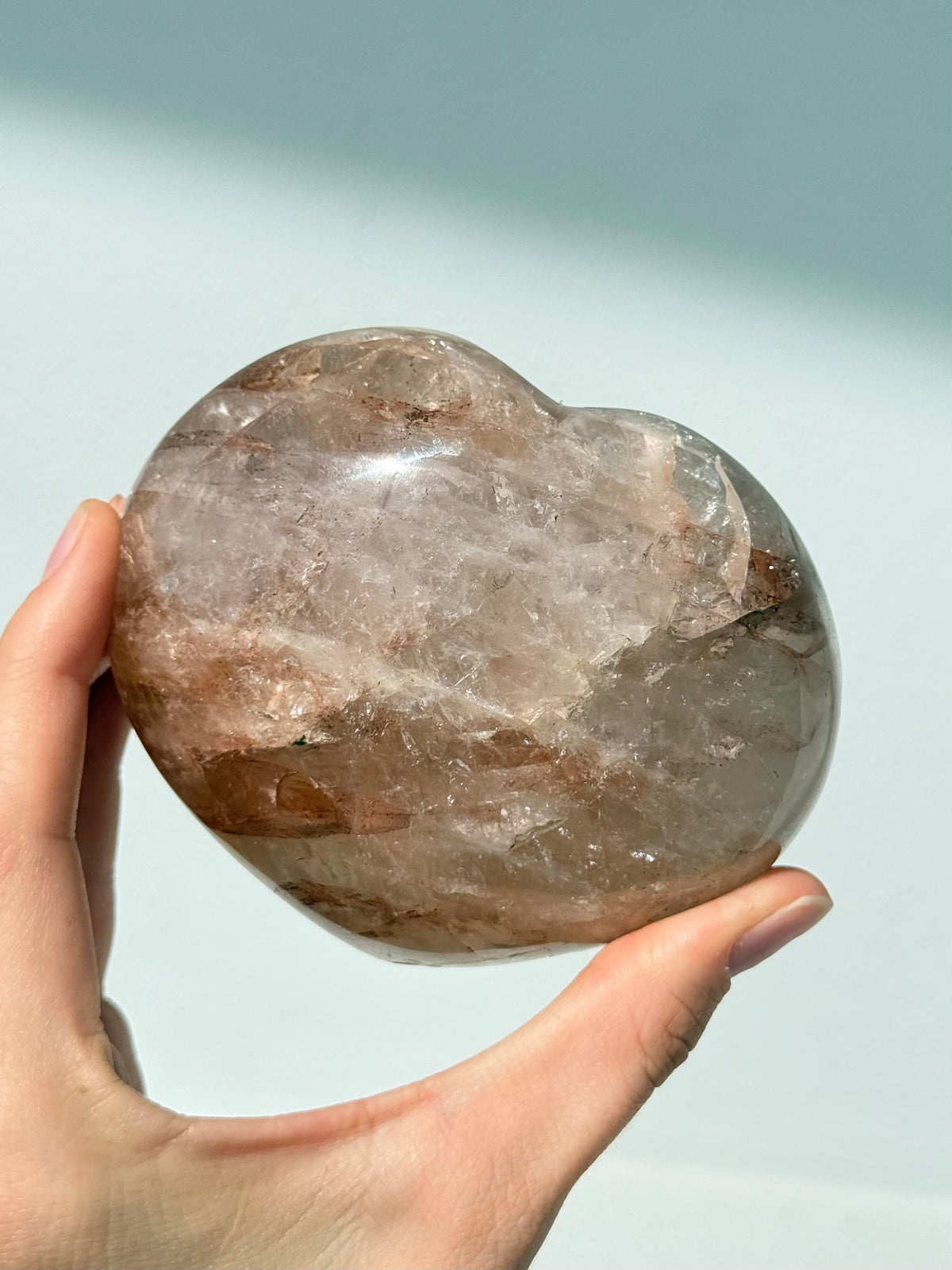 Corazón de Cuarzo Hematoide | Hematoid Quartz Heart